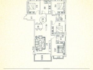 益阳-桃江县桃花熙域为您提供2栋户型鉴赏