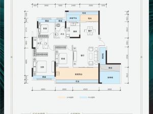 益阳-桃江县青春里铂樾府为您提供C户型鉴赏