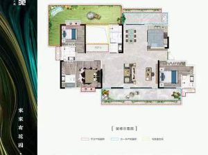 益阳-桃江县上海玺苑为您提供3A栋偶数层A1户型鉴赏