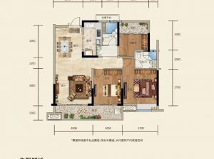 益阳-南县辉达时代广场为您提供C户型鉴赏