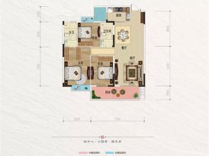 益阳-南县亿都南洲府为您提供6栋户型鉴赏