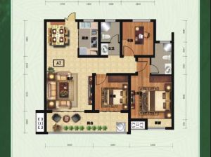 益阳-南县幸福家园为您提供A2户型鉴赏