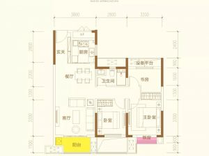 益阳赫山区中梁壹号院为您提供A户型鉴赏