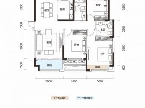 益阳赫山区新天地为您提供B1户型鉴赏