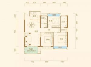 益阳高新区梓湖馨苑为您提供C户型鉴赏