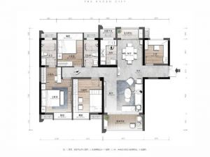益阳赫山区建工城城市之光为您提供A户型鉴赏