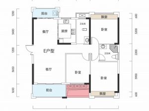 益阳赫山区金广明珠为您提供E户型鉴赏