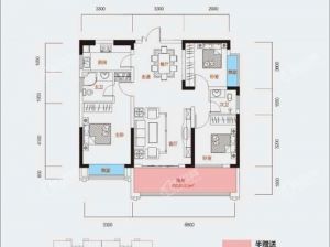 益阳赫山区恒丰华庭为您提供B户型鉴赏