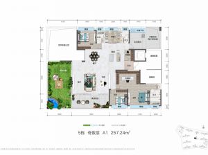 益阳赫山区青春里鑫悦府为您提供5栋A1户型鉴赏
