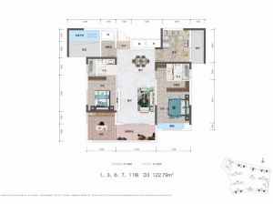 益阳赫山区青春里鑫悦府为您提供D3户型鉴赏