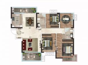 岳阳云溪区郡华长郡里为您提供11#A户型鉴赏