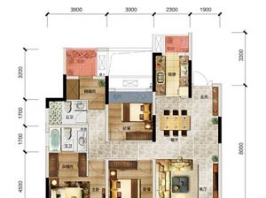 岳阳云溪区未名府为您提供A1户型鉴赏