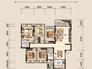 益阳-安化县唐玺江山府为您提供3A户型鉴赏