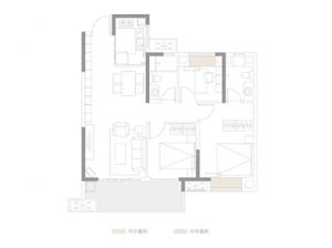 岳阳岳阳楼区环球融创澜岸大观为您提供B户型鉴赏