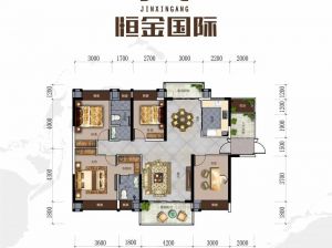 岳阳岳阳楼区恒金国际为您提供E1户型鉴赏