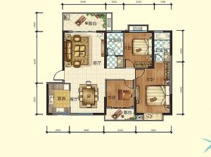 岳阳岳阳楼区中奥名居为您提供C户型鉴赏
