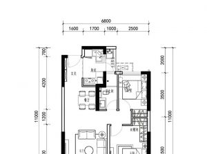 岳阳-岳阳县江河颐璟城为您提供A1户型鉴赏