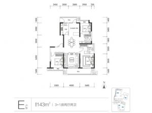 岳阳岳阳楼区城市之光为您提供E户型鉴赏