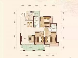 岳阳岳阳楼区月映南湖为您提供A户型鉴赏