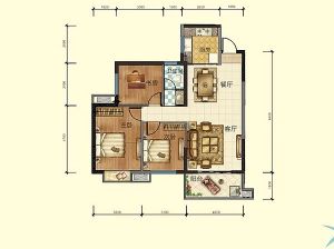 岳阳岳阳楼区中奥名居为您提供B户型鉴赏