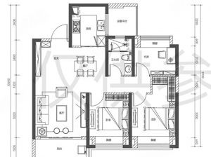 岳阳岳阳楼区金茂洞庭生态创新城为您提供A户型鉴赏