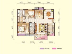 岳阳岳阳楼区恒泰雅园三期为您提供C户型鉴赏