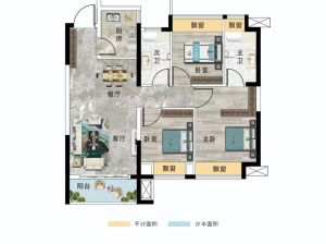 岳阳岳阳楼区天伦央筑为您提供A户型鉴赏