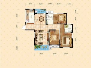岳阳岳阳楼区天邦钻石府为您提供B户型鉴赏