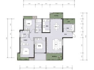 岳阳岳阳楼区中环名座为您提供A户型鉴赏