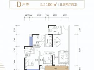 岳阳岳阳楼区宝德麓湖为您提供D户型鉴赏