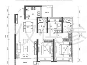 岳阳岳阳楼区金茂洞庭生态创新城为您提供B户型鉴赏