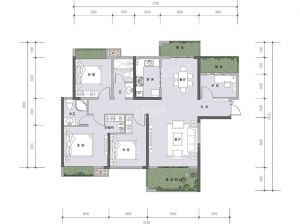 岳阳岳阳楼区中环名座为您提供C户型鉴赏