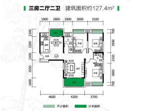 岳阳岳阳楼区锦绣新城为您提供B户型鉴赏