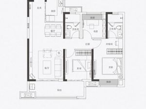 岳阳岳阳楼区融创都会中心为您提供A2户型鉴赏