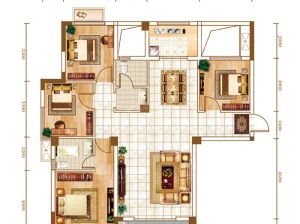岳阳岳阳楼区东风湖景苑为您提供A1户型鉴赏