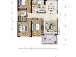 岳阳-湘阴万象学府为您提供A1户型鉴赏