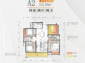 岳阳-湘阴辰华拾光里为您提供A2户型鉴赏