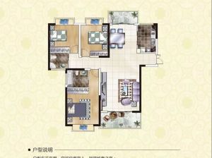岳阳-湘阴华科江南水岸为您提供A1户型鉴赏