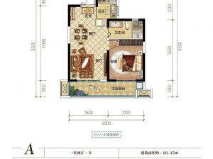 岳阳-湘阴洋沙小镇君澜湾为您提供A户型鉴赏
