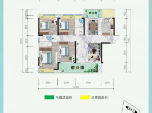 岳阳-平江凤鸣府为您提供B户型鉴赏