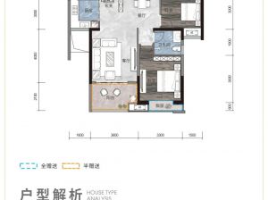 岳阳-平江颐华城幸福里为您提供A户型鉴赏