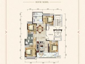岳阳-平江景润天岳为您提供B户型鉴赏
