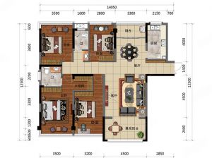 岳阳-临湘白云湖公馆为您提供A1户型鉴赏