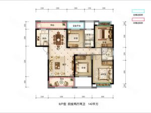 岳阳-汨罗金江学府为您提供D户型鉴赏