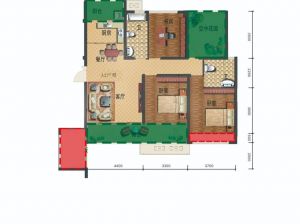 岳阳-汨罗中科春天智慧美寓为您提供A2户型鉴赏