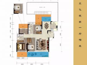 岳阳-汨罗合一府为您提供5栋B户型鉴赏
