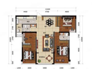 岳阳-临湘白云湖公馆为您提供C3户型鉴赏