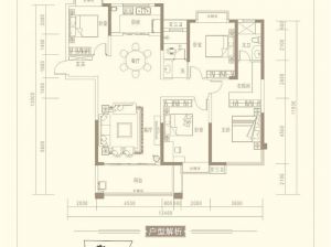 岳阳-临湘剑桥郡为您提供D户型鉴赏