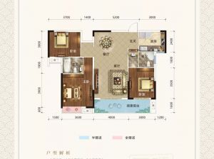岳阳-汨罗大汉龙城为您提供A户型鉴赏