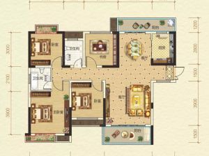 岳阳-汨罗西湖首府为您提供G户型鉴赏